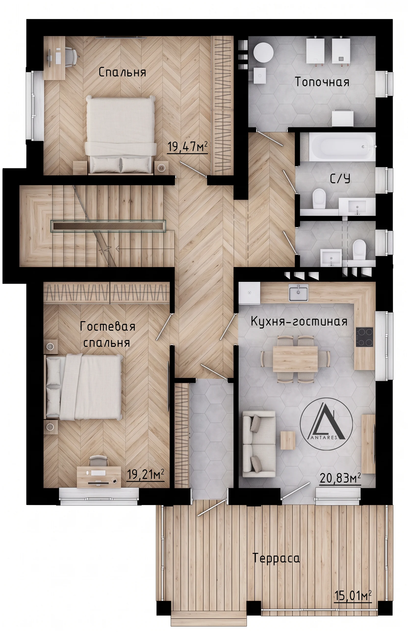 Дом в Азове — ракурс 4