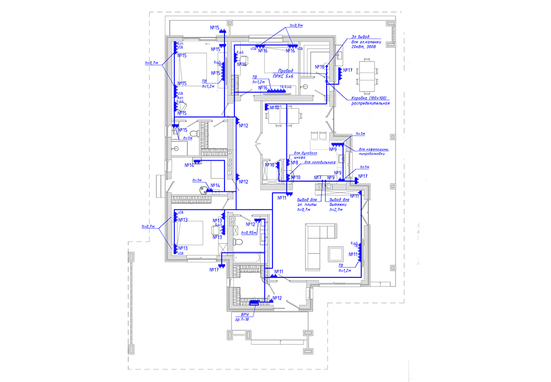 план электрики